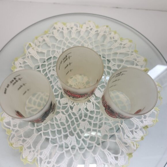 Anchor Hawking VTG Shot Glasses Set Of 3 1903 Cadillac 1903 Rambler 1911 Buick - Picture 9 of 12